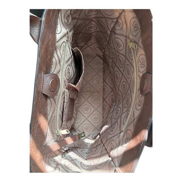 Brighton Ferrara Brown Embossed Large Leather
Tote Bag - Picture 6 of 12